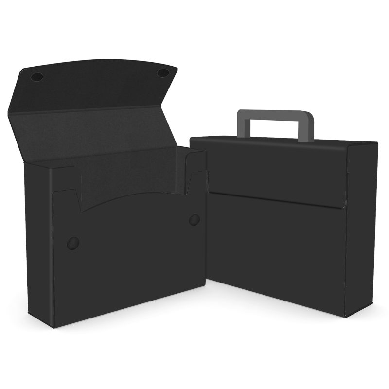 Custom Medium Portfolio Briefcase Style w/ Velcro (12.25"x9.5"x3") - 1