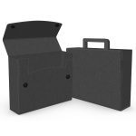 Custom Medium Portfolio Briefcase Style w/ Velcro (12.25"x9.5"x3") - 5