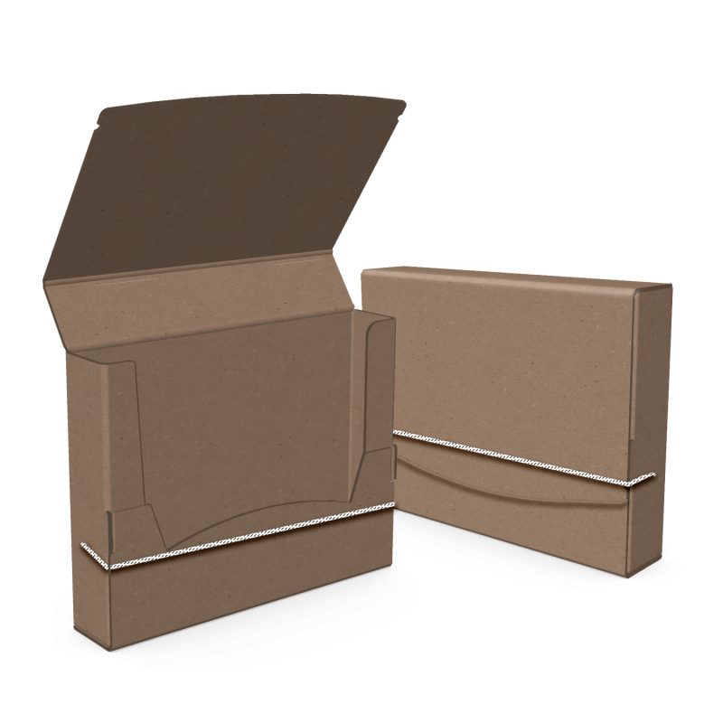 Custom Medium Portfolio w/ Elastic (12.25"x9.40"x2.38") - 1