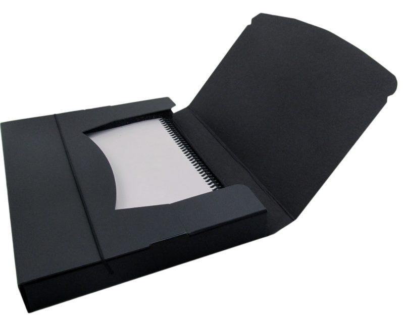Custom Medium Portfolio w/ Elastic (12.25"x9.5"x1.25") - 1