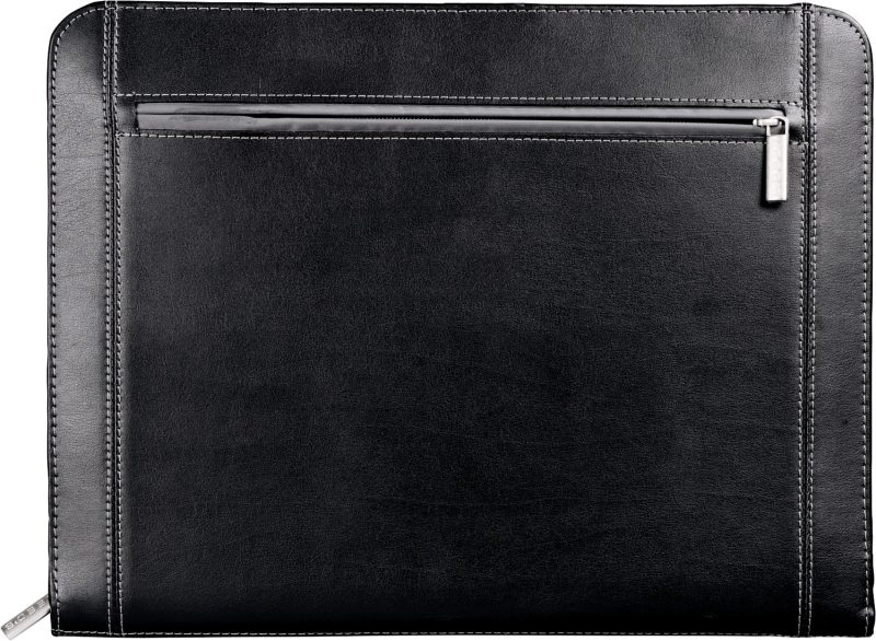 Custom Metropolitan Leather Zippered Padfolio with FSC® Mix Paper - 1