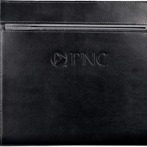 Custom Metropolitan Leather Zippered Padfolio with FSC® Mix Paper