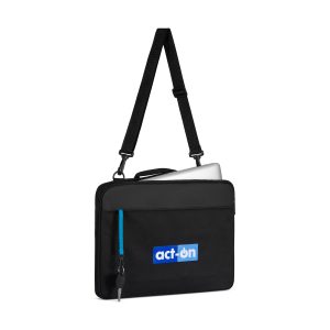 Custom Midtown Slim Laptop Portfolio - Black