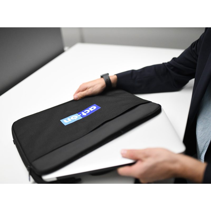 Custom Midtown Slim Laptop Portfolio - Black - 6