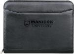 Custom Millennium Leather Zippered Padfolio with FSC® Mix Paper