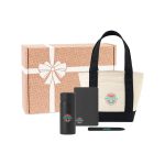 Custom Mini but Mighty Tote & Journal Onboarding Gift Set - Black