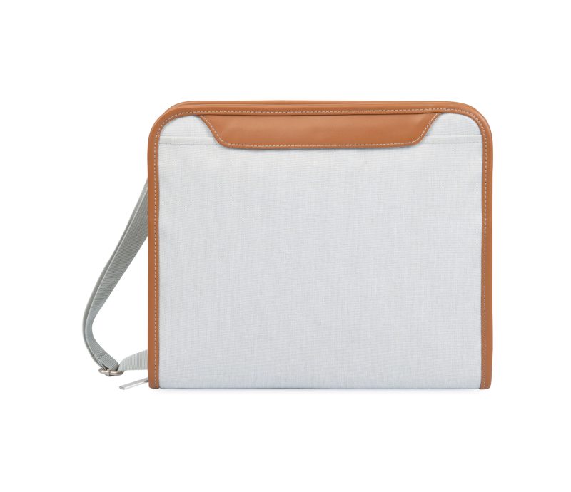 Custom Mobile Office Hybrid Padfolio - Quiet Grey Heather - 1