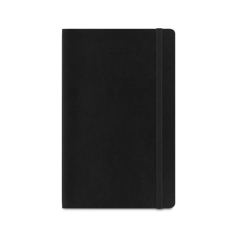 Custom Moleskine Soft Cover Large 12-Month Weekly 2027 Planner and GO Pen Set - Black - 3