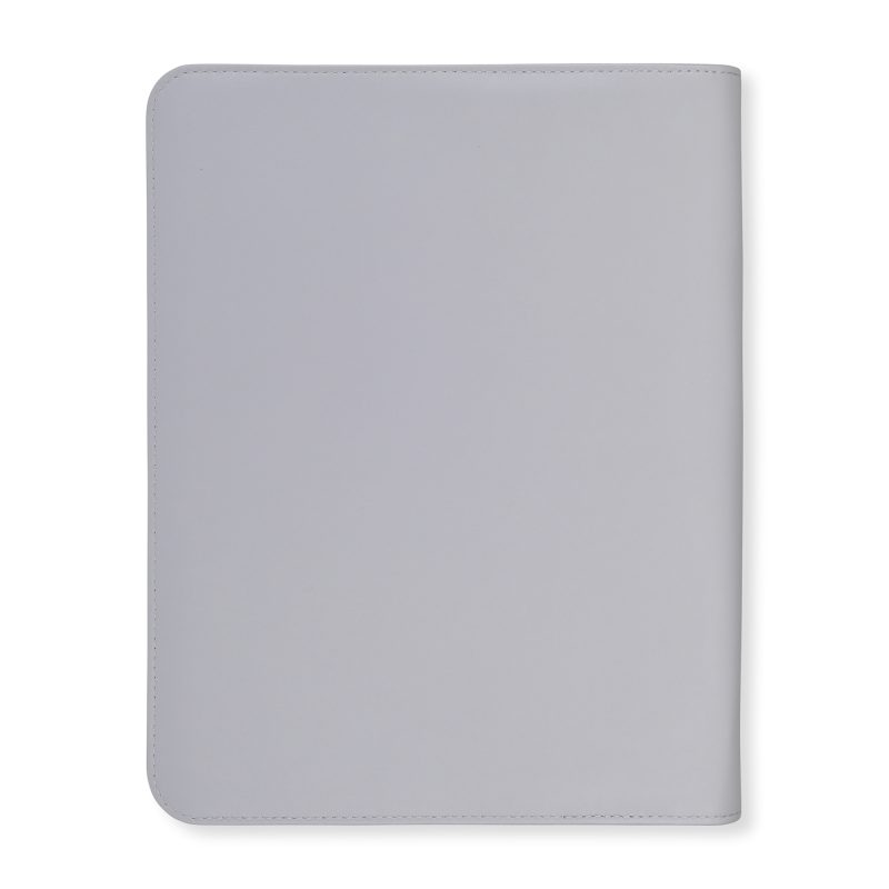Custom Morgan Executive Zippered Padfolio - Greystone - 3