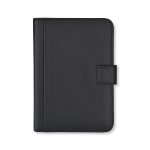 Custom Morgan Junior Magnetic Padfolio - Black - 1