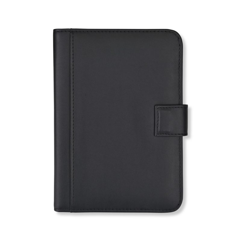 Custom Morgan Junior Magnetic Padfolio - Black - 1