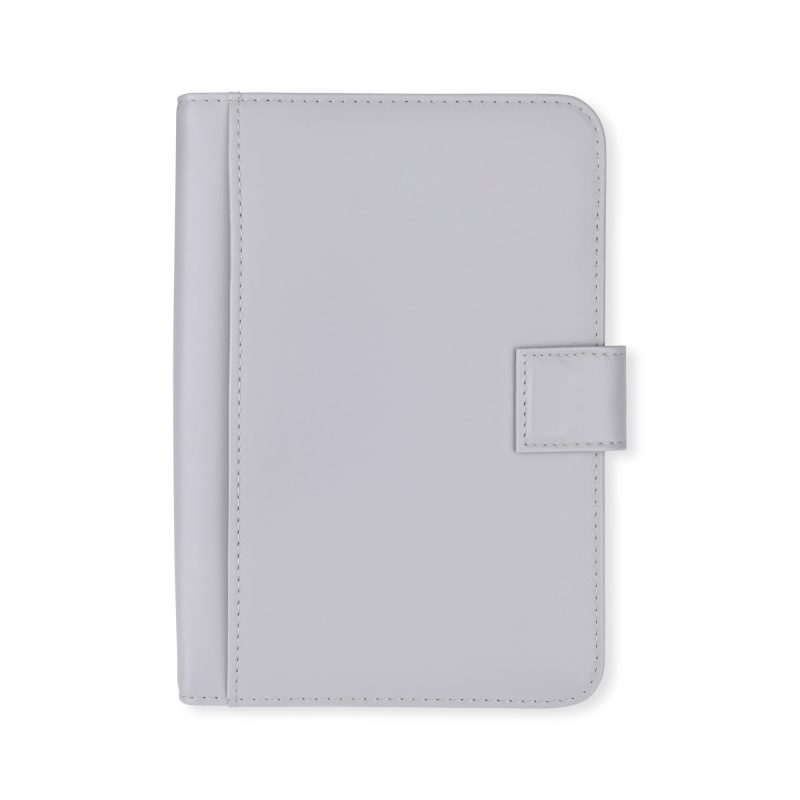 Custom Morgan Junior Magnetic Padfolio - Greystone - 1