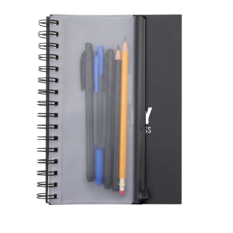 Custom Murtle Soft Cover Journal w/Zip Lock Pocket - 3