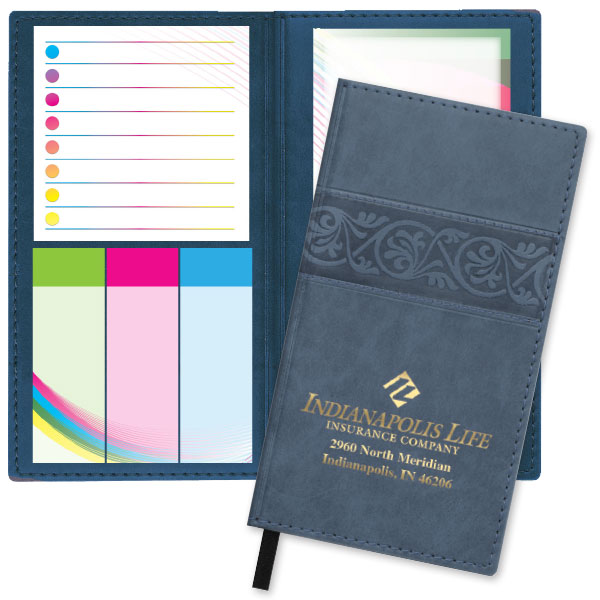 Custom Nouveau Padfolio Featuring Post-It® Notes