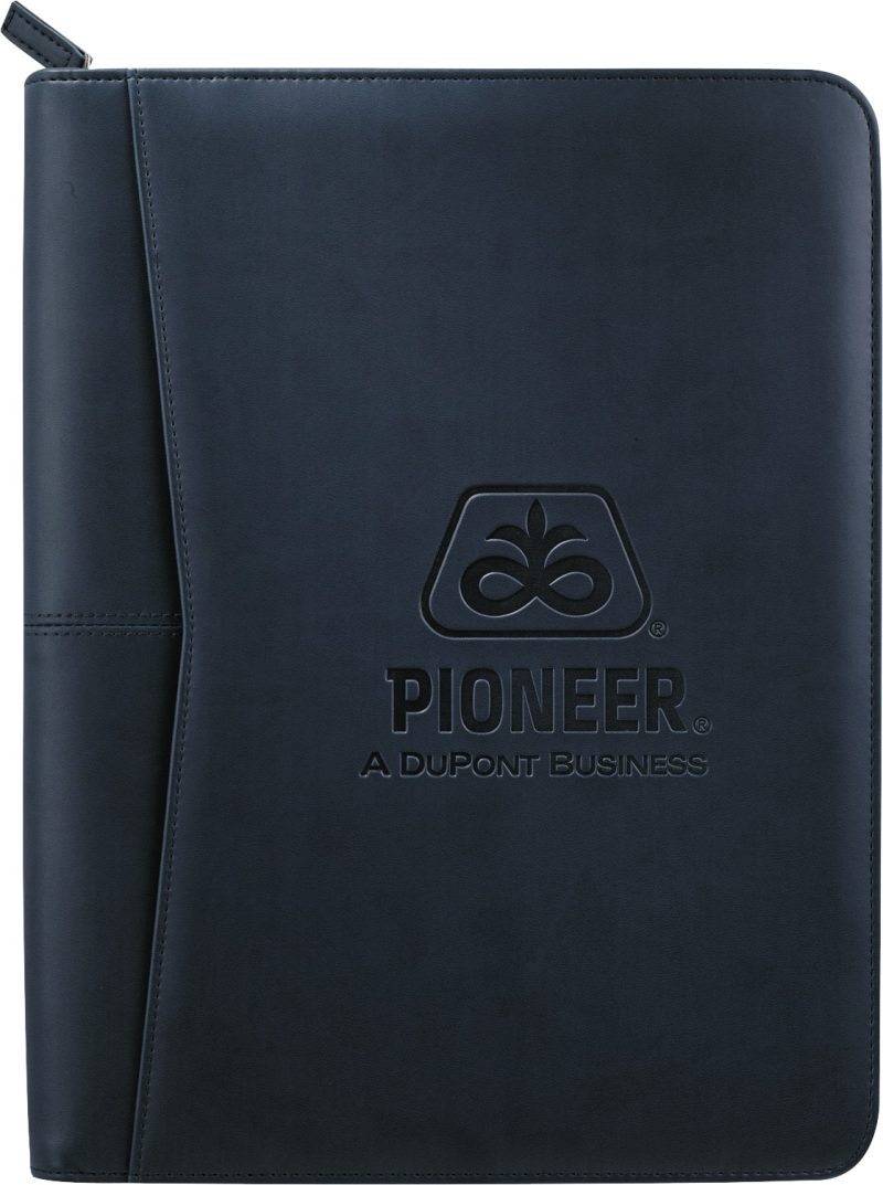 Custom Pedova™ Zippered UltraHyde Padfolio with FSC® Mix Paper - 6