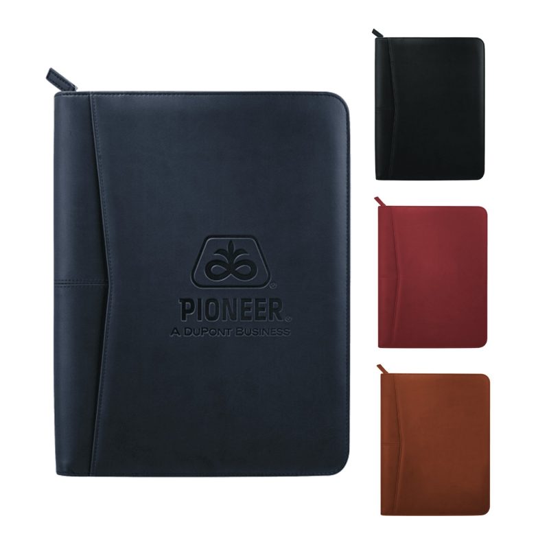 Custom Pedova™ Zippered UltraHyde Padfolio with FSC® Mix Paper - 7