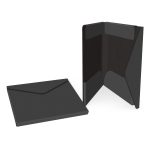 Custom Portfolio 2 Pocket Folder w/ Snap or Velcro (10"x12"x1.125") - 8