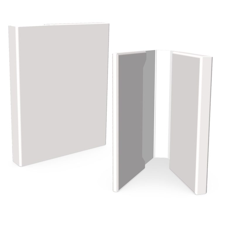 Custom Portfolio 2 Pocket Folder(9.313"X11.625"X1.5") - 9