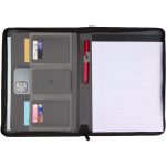 Custom Puffer Zippered Padfolio with FSC® Recycled Paper - 6