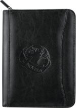 Custom Renaissance Jr. Zippered Padfolio with FSC® Mix Paper