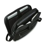 Custom Samsonite Classic Business Perfect Fit Two Gusset Laptop Portfolio - Black - 5