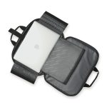 Custom Samsonite Classic Business Perfect Fit Two Gusset Laptop Portfolio - Black - 6