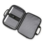 Custom Samsonite Classic Business Perfect Fit Two Gusset Laptop Portfolio - Black - 8