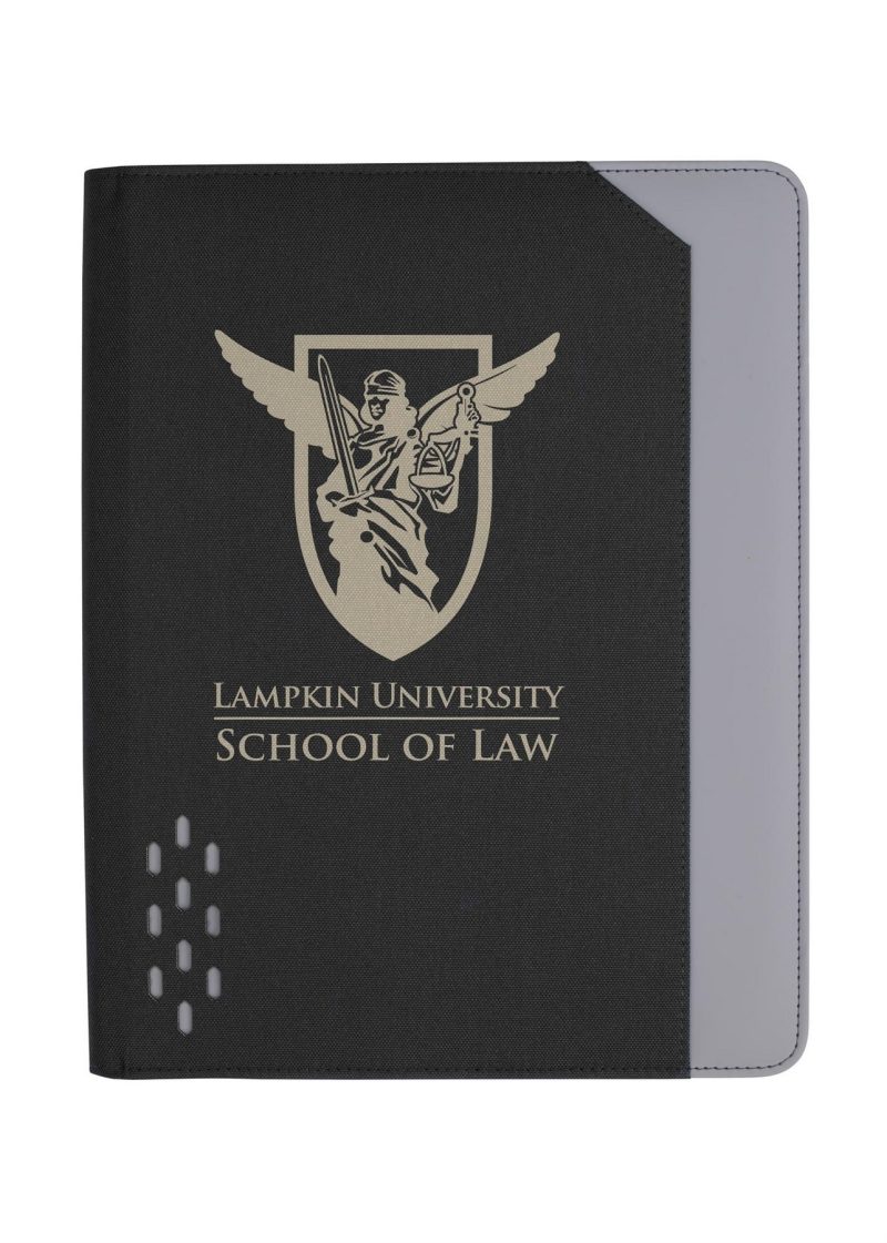 Custom Souvenir® Armor Zippered Padfolio with Armor Pen - 1