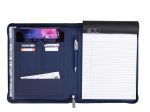 Custom Souvenir® Armor Zippered Padfolio with Armor Pen - 2