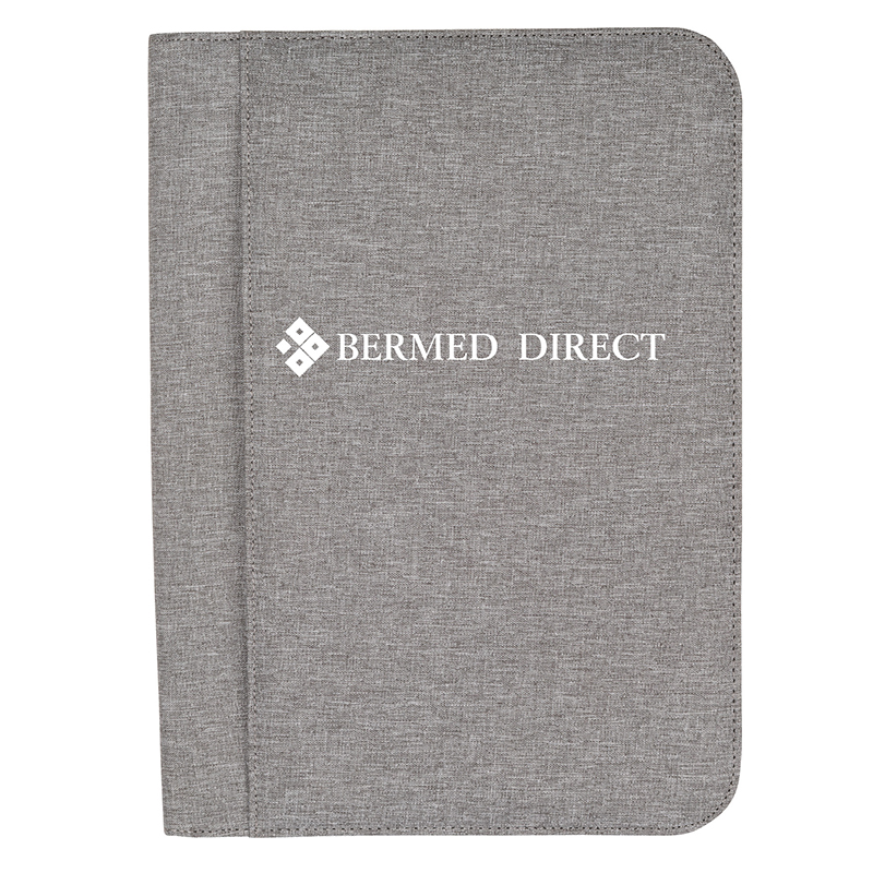 Custom Sterling RPET Zippered Letter Size Padfolio - 1