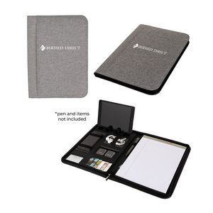 Custom Sterling RPET Zippered Letter Size Padfolio