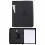 Custom Stitch Zippered Padfolio