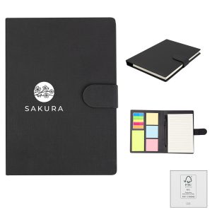 Custom Taylor Padfolio With Sticky Notes & Flags