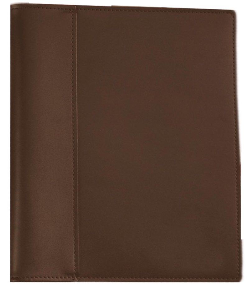 Custom Top Grain Leather Saddle Folio (Domestic) - 3