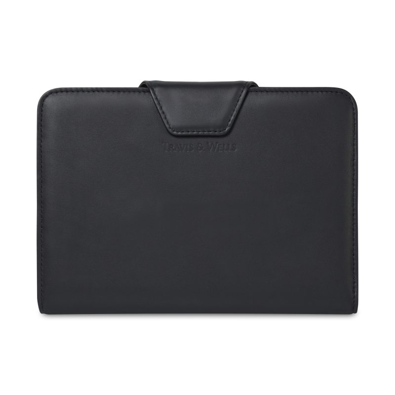 Custom Travis & Wells Envoy Junior Magnet Close Padfolio - Black - 1