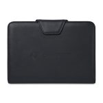 Custom Travis & Wells Envoy Junior Magnet Close Padfolio - Black