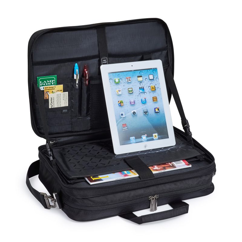 Custom Travis & Wells Transit Laptop Portfolio - Black - 3