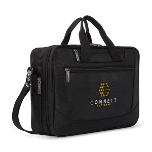 Custom Travis & Wells Transit Laptop Portfolio - Black