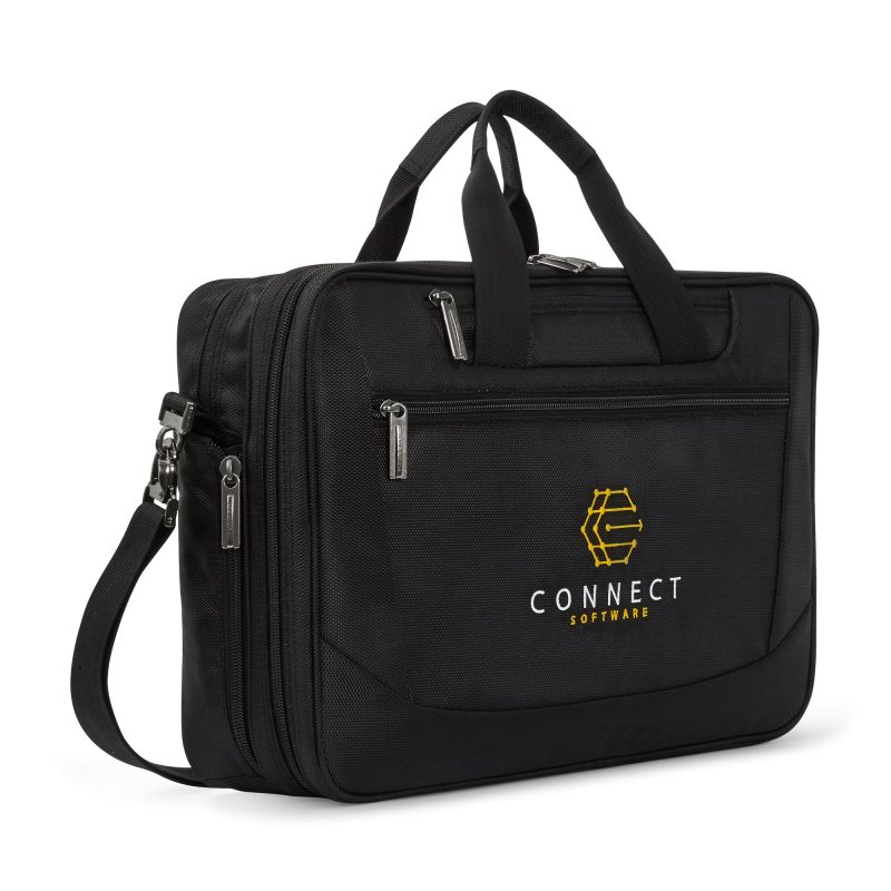 Custom Travis & Wells Transit Laptop Portfolio - Black