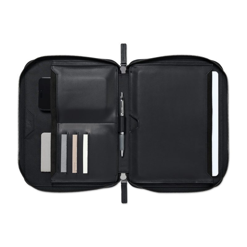 Custom Travis & Wells® Envoy Junior Tech Folio - Black - 2