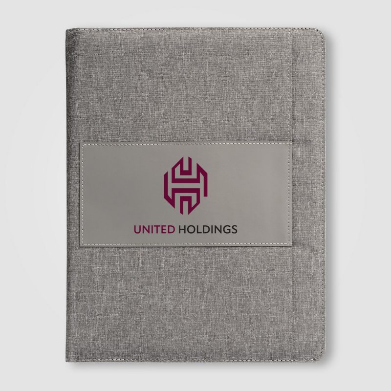 Custom Urban RPET Portfolio Notebook - 12.6" x 9.84"x .40" - 1