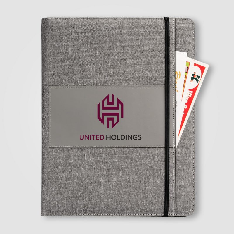 Custom Urban RPET Portfolio Notebook - 12.6" x 9.84"x .40"