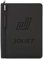 Custom Vienna Heathered Zippered Padfolio with FSC® Mix Paper - 3