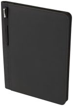 Custom Vienna Heathered Zippered Padfolio with FSC® Mix Paper - 6