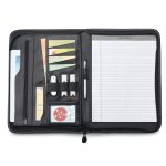Custom Wall Street Padfolio II - Black - 2