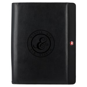 Custom Wenger Recycled Tech Zippered Padfolio