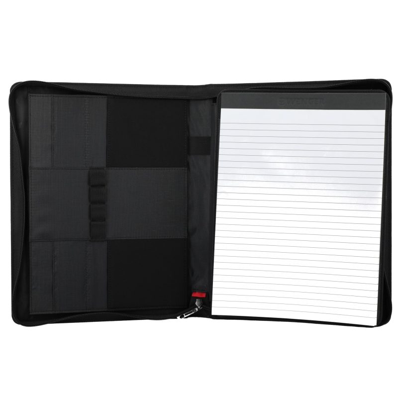 Custom Wenger Recycled Tech Zippered Padfolio - 7