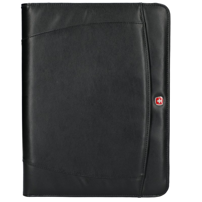 Custom Wenger Recycled Zippered Padfolio - 1