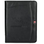 Custom Wenger Recycled Zippered Padfolio
