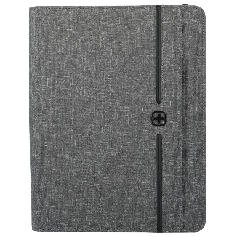 Custom Wenger rPET Zippered Padfolio - 1